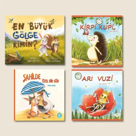 Çevre Bilinci Seti - 4 Adet Resimli Hikâye Kitabı / 5yaş+